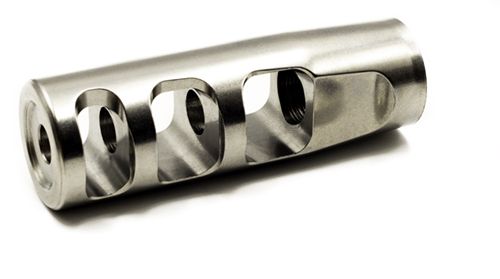 JP Competition kompenzátor - 1/2-28, .875", nerezový